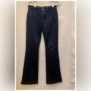Banana Republic, flare legged jeans, dark blue, size 25